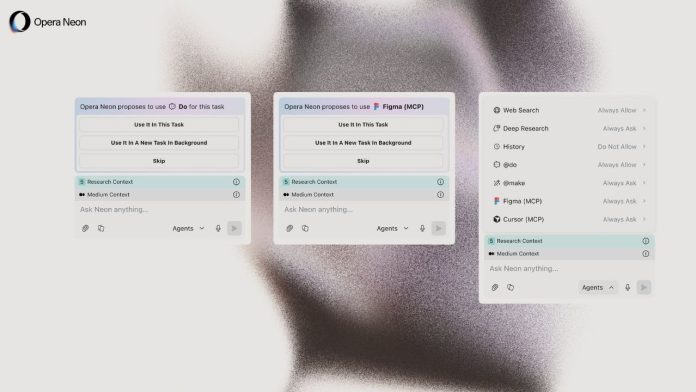 opera neon ai