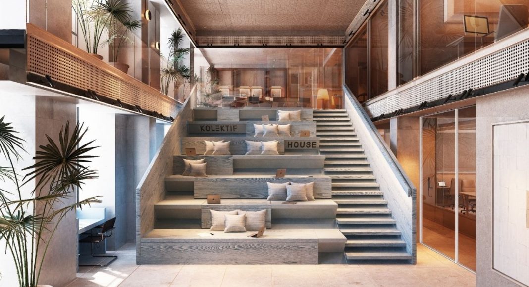 Kolektif House'un Bakü ofisinden bir görüntü