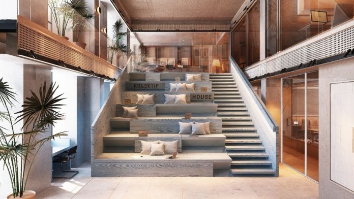 Kolektif House'un Bakü ofisinden bir görüntü